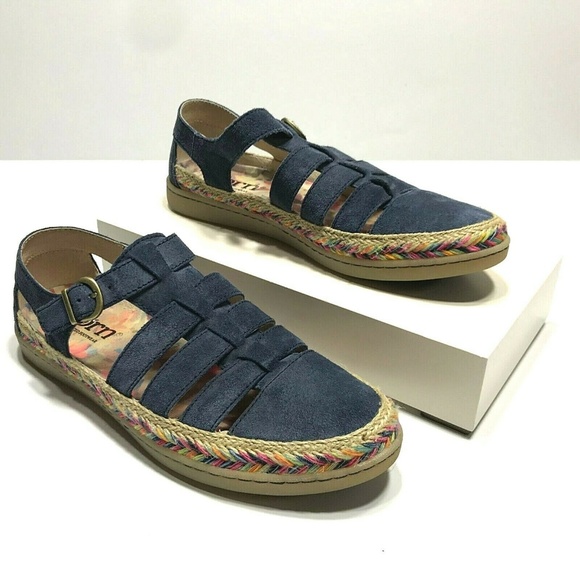 Born 8.5 Cidra Strappy Flat Espadrille Sandal EUC - Picture 3 of 8